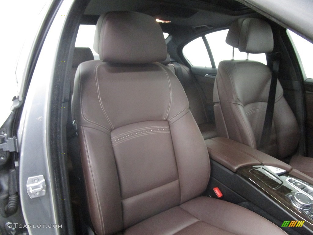 2016 5 Series 535i xDrive Sedan - Space Grey Metallic / Mocha photo #15