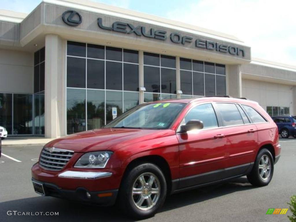 2004 Pacifica AWD - Inferno Red Pearl / Dark Slate Gray photo #1
