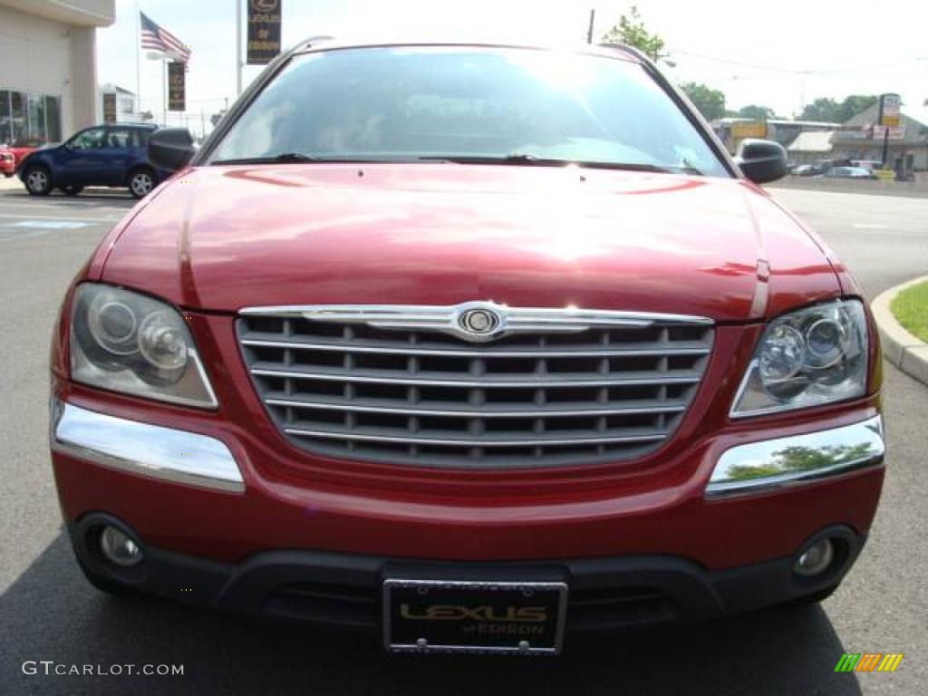 2004 Pacifica AWD - Inferno Red Pearl / Dark Slate Gray photo #2