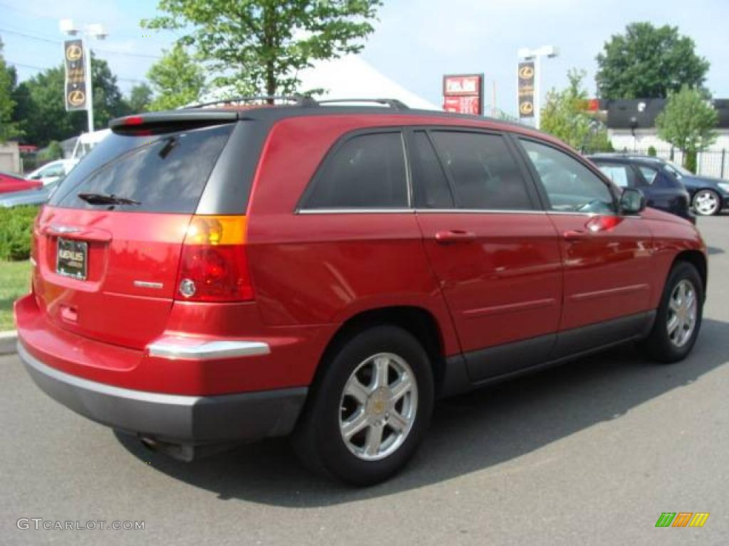 2004 Pacifica AWD - Inferno Red Pearl / Dark Slate Gray photo #4