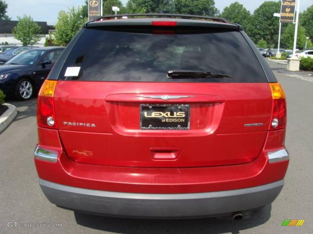2004 Pacifica AWD - Inferno Red Pearl / Dark Slate Gray photo #5