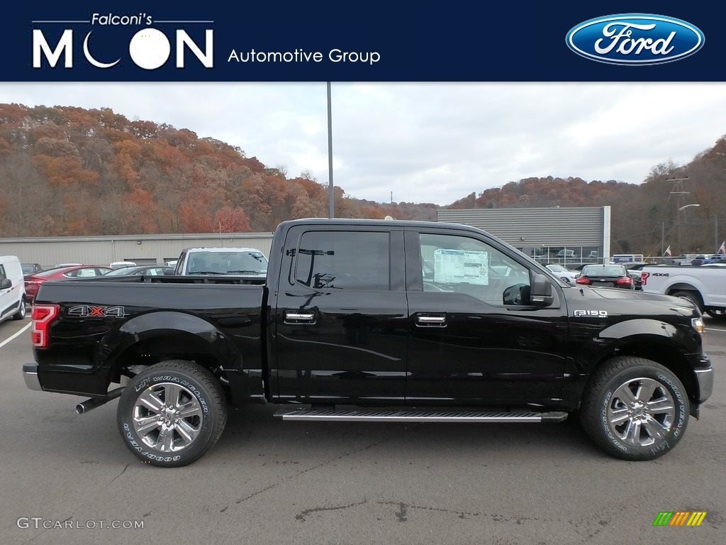 2018 F150 XLT SuperCrew 4x4 - Shadow Black / Earth Gray photo #1