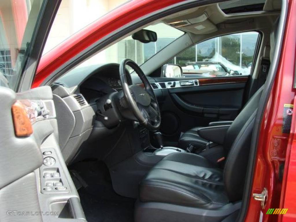 2004 Pacifica AWD - Inferno Red Pearl / Dark Slate Gray photo #7