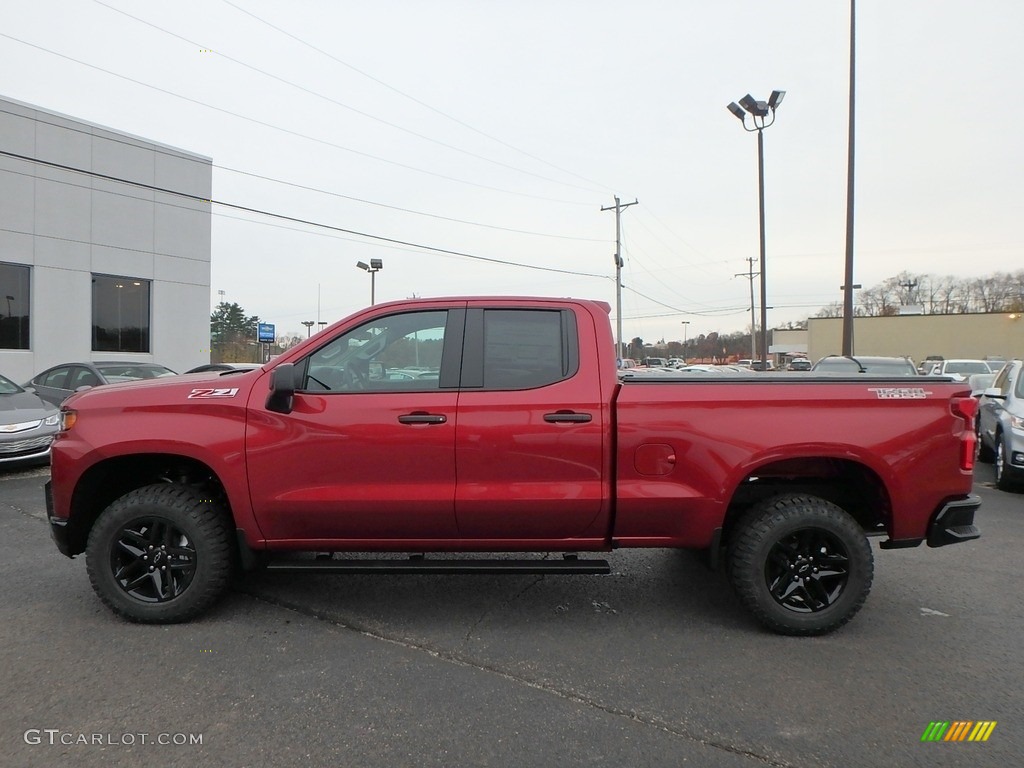 2019 Silverado 1500 Custom Z71 Trail Boss Double Cab 4WD - Cajun Red Tintcoat / Jet Black photo #8