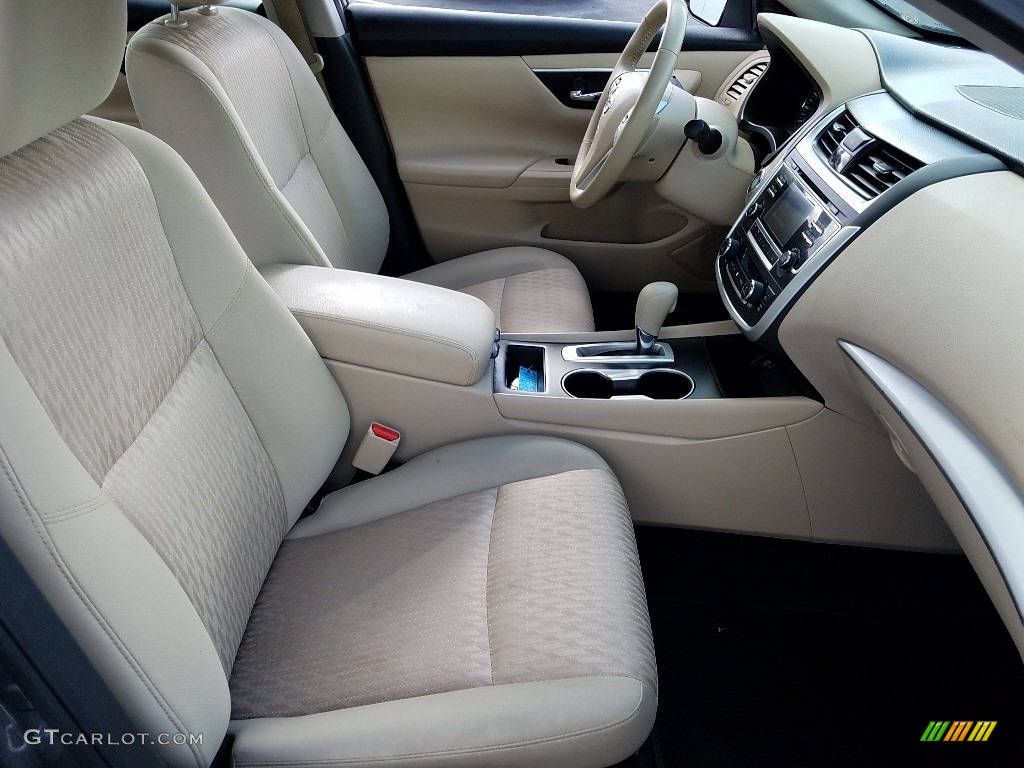 2017 Altima 2.5 SV - Gun Metallic / Beige photo #12