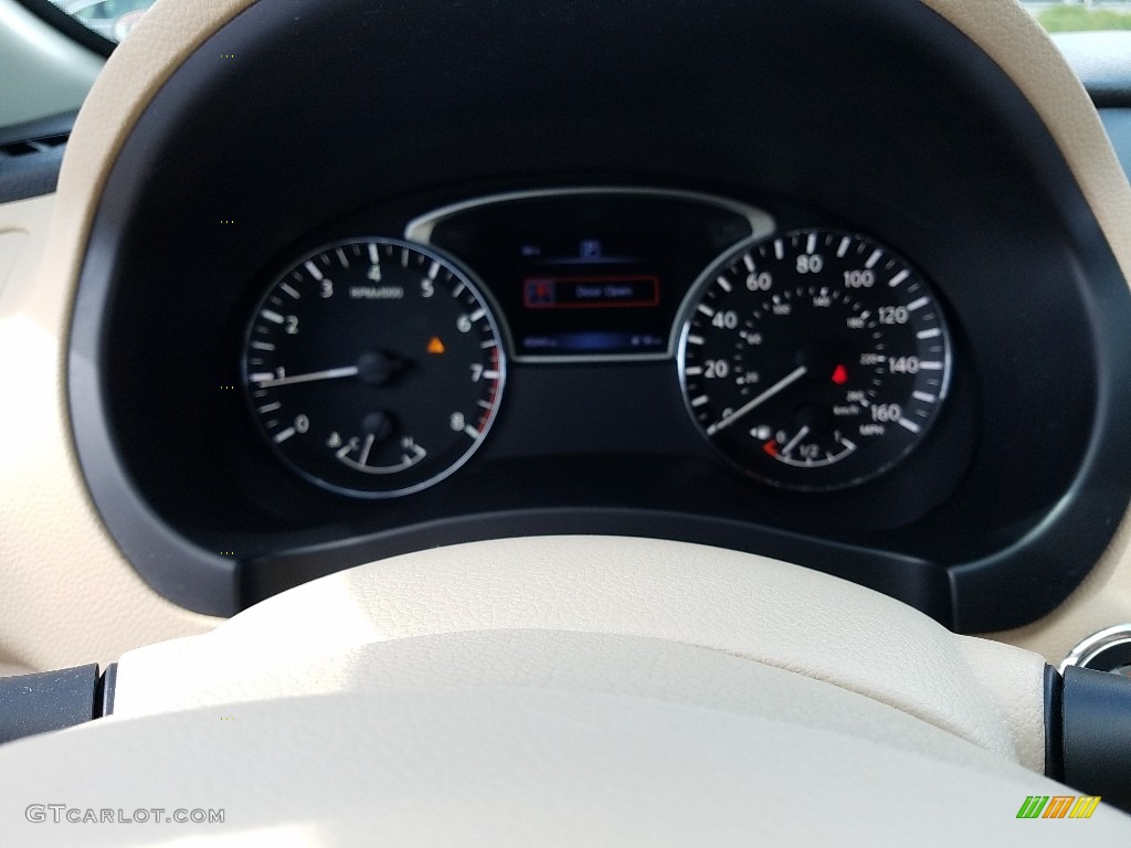 2017 Altima 2.5 SV - Gun Metallic / Beige photo #14