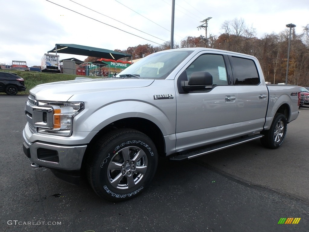 Ingot Silver 2019 Ford F150 XLT SuperCrew 4x4 Exterior Photo #130438819