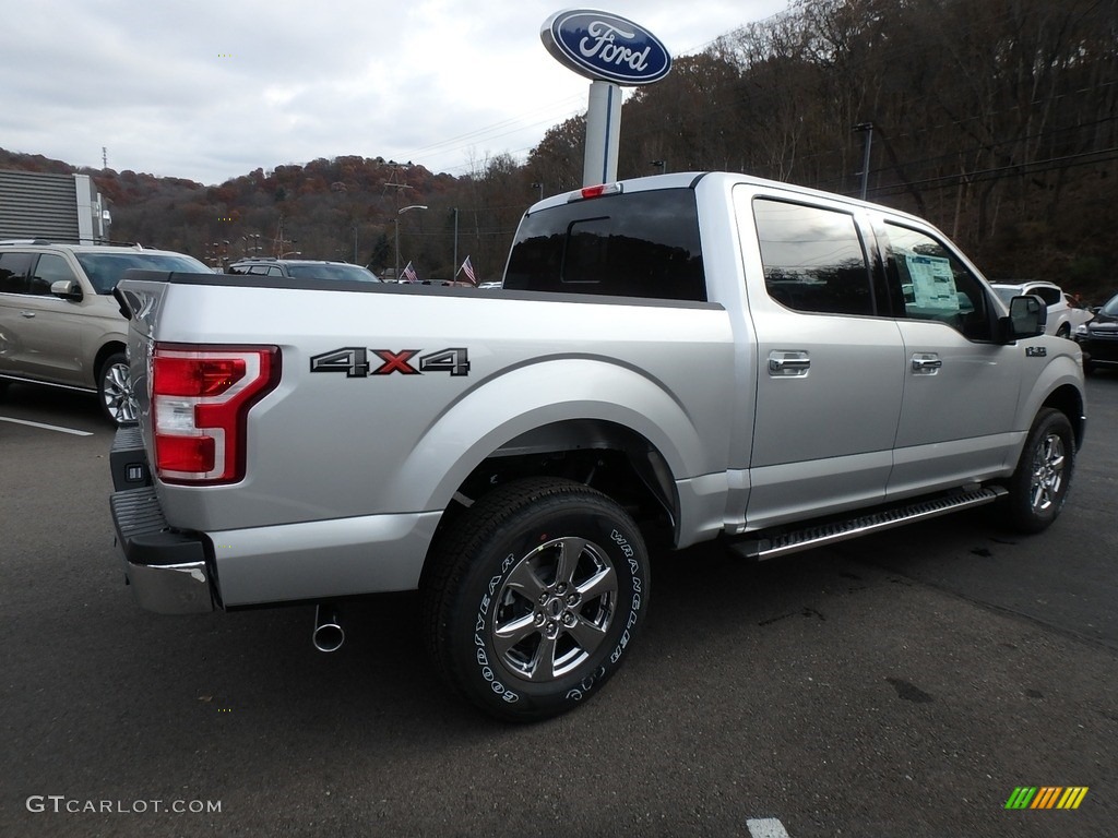 Ingot Silver 2019 Ford F150 XLT SuperCrew 4x4 Exterior Photo #130438837