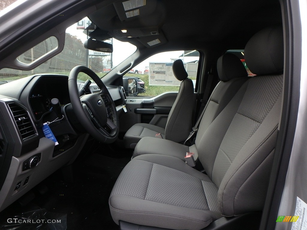 Earth Gray Interior 2019 Ford F150 XLT SuperCrew 4x4 Photo #130438933