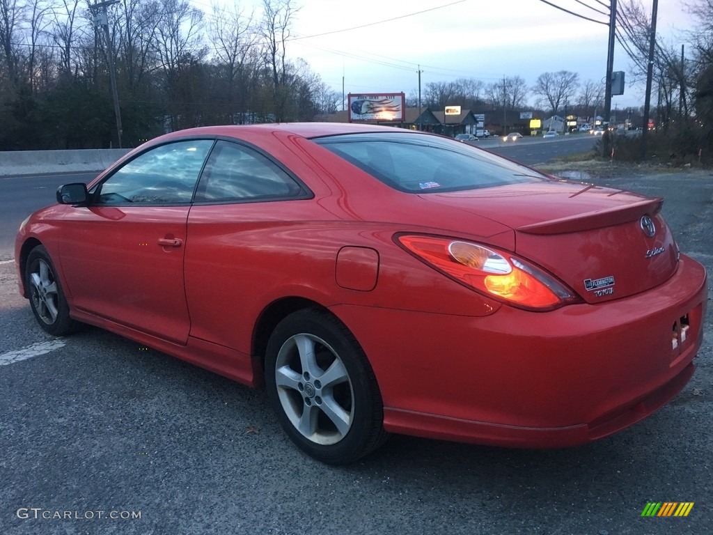 2004 Solara SE V6 Coupe - Absolutely Red / Dark Stone Gray photo #3