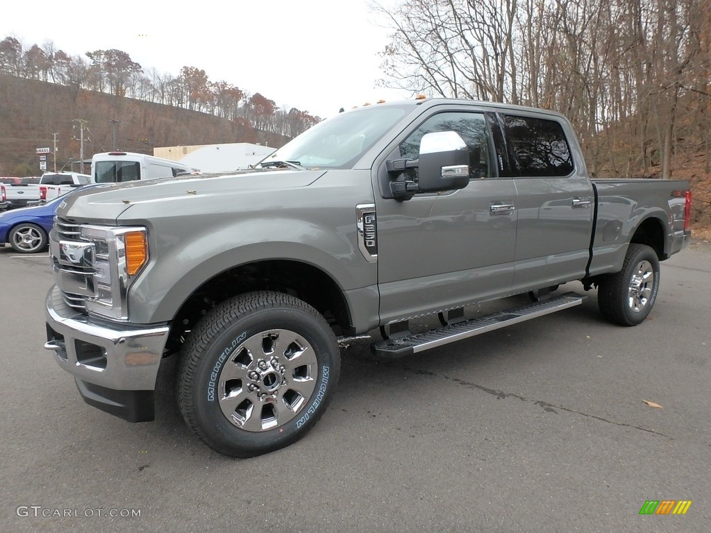 Silver Spruce 2019 Ford F250 Super Duty Lariat Crew Cab 4x4 Exterior Photo #130439539