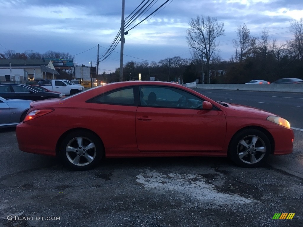 2004 Solara SE V6 Coupe - Absolutely Red / Dark Stone Gray photo #6