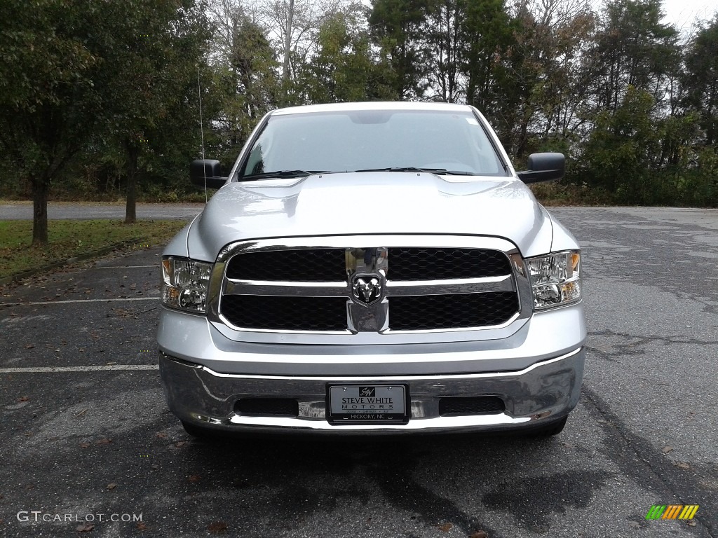 2019 1500 Classic Tradesman Quad Cab 4x4 - Bright Silver Metallic / Black/Diesel Gray photo #3