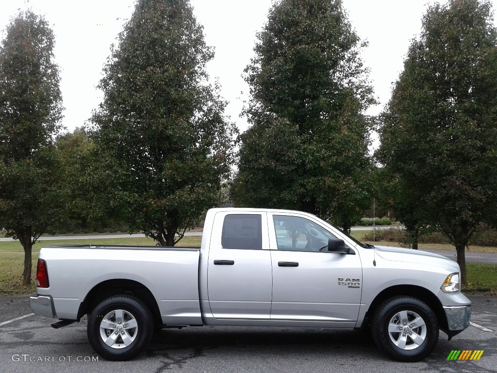 2019 1500 Classic Tradesman Quad Cab 4x4 - Bright Silver Metallic / Black/Diesel Gray photo #5