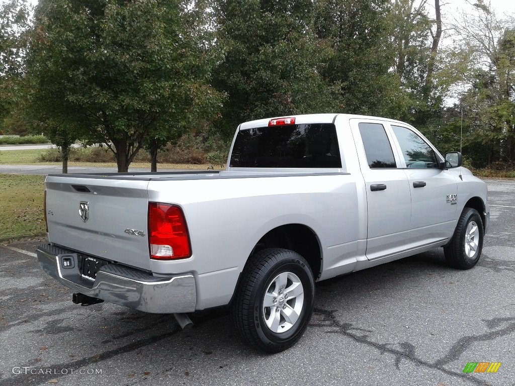 2019 1500 Classic Tradesman Quad Cab 4x4 - Bright Silver Metallic / Black/Diesel Gray photo #6