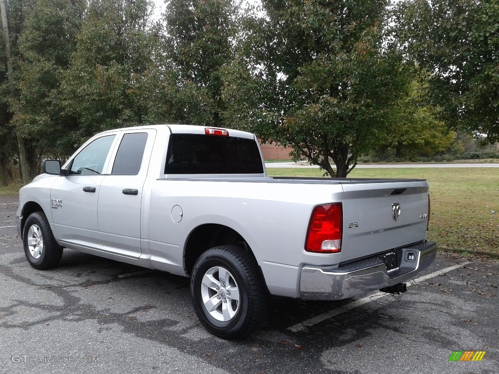 2019 1500 Classic Tradesman Quad Cab 4x4 - Bright Silver Metallic / Black/Diesel Gray photo #8