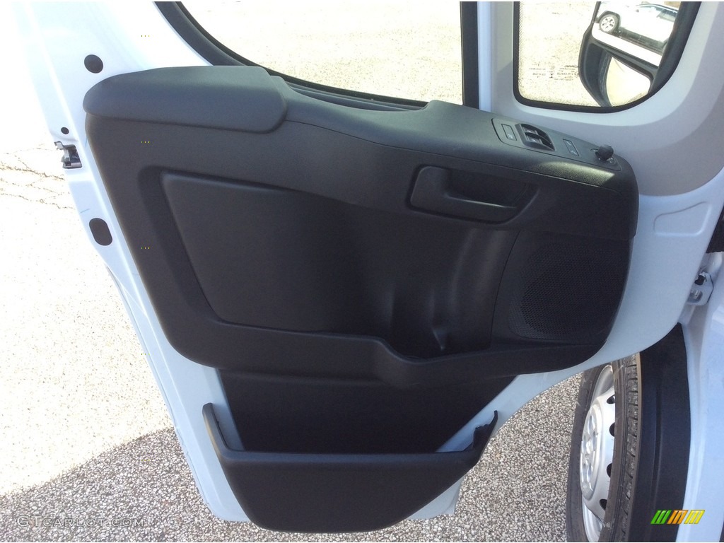 2019 Ram ProMaster 2500 High Roof Cargo Van Black Door Panel Photo #130441342