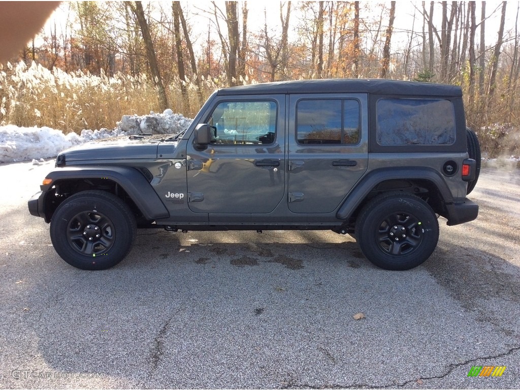 Sting-Gray 2019 Jeep Wrangler Unlimited Sport 4x4 Exterior Photo #130441531
