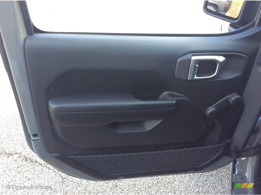 2019 Jeep Wrangler Unlimited Sport 4x4 Black Door Panel Photo #130441663