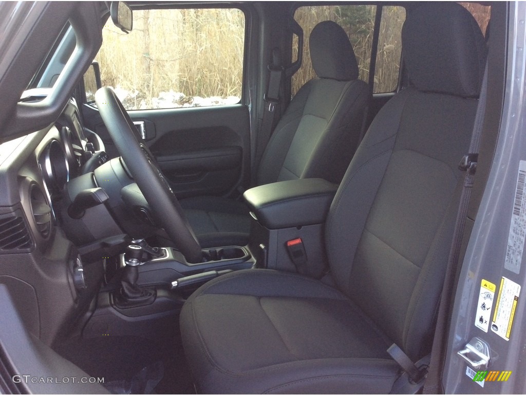 Black Interior 2019 Jeep Wrangler Unlimited Sport 4x4 Photo #130441711