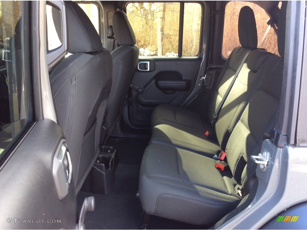 Black Interior 2019 Jeep Wrangler Unlimited Sport 4x4 Photo #130441822