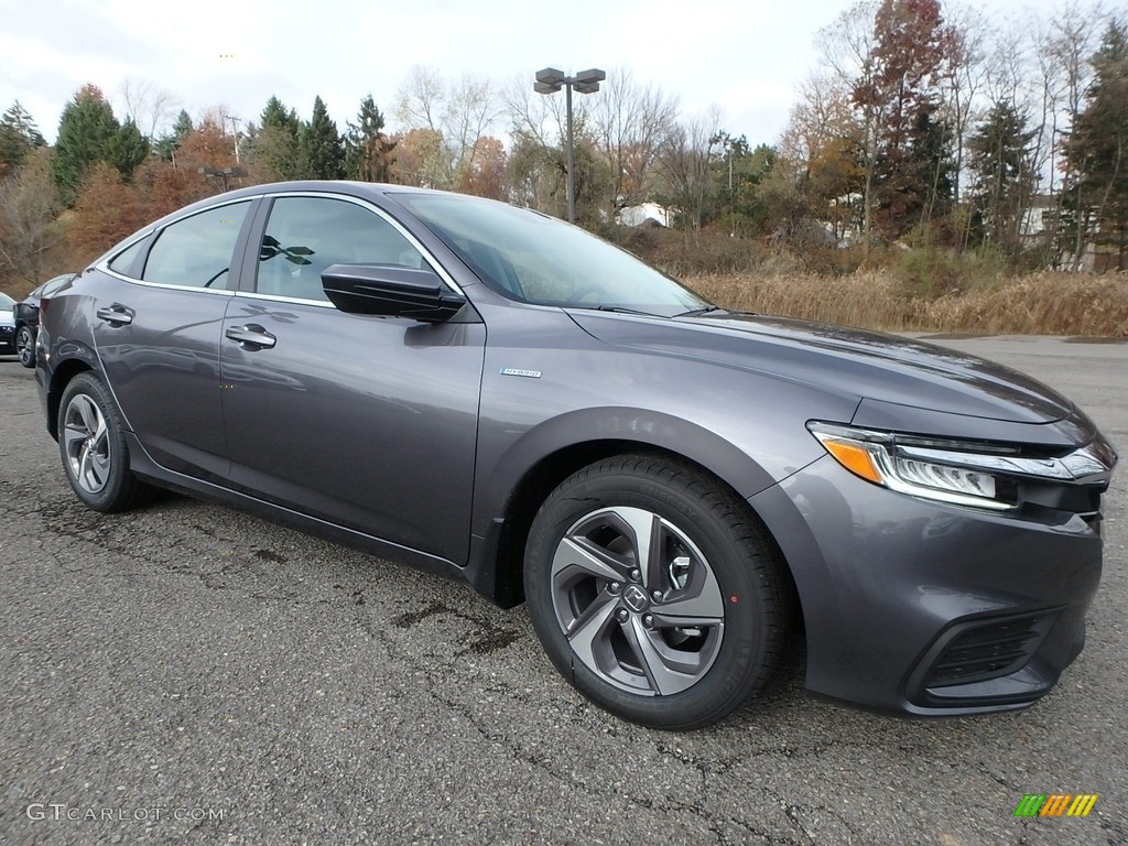 Modern Steel Metallic 2019 Honda Insight LX Exterior Photo #130442587