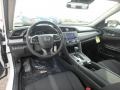 Black 2019 Honda Civic LX Sedan Interior Color