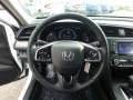 Black 2019 Honda Civic LX Sedan Steering Wheel