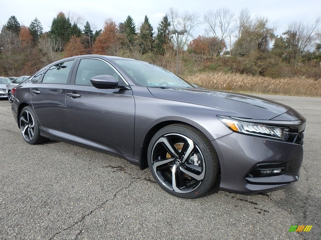 Modern Steel Metallic 2019 Honda Accord Sport Sedan Exterior Photo #130443595
