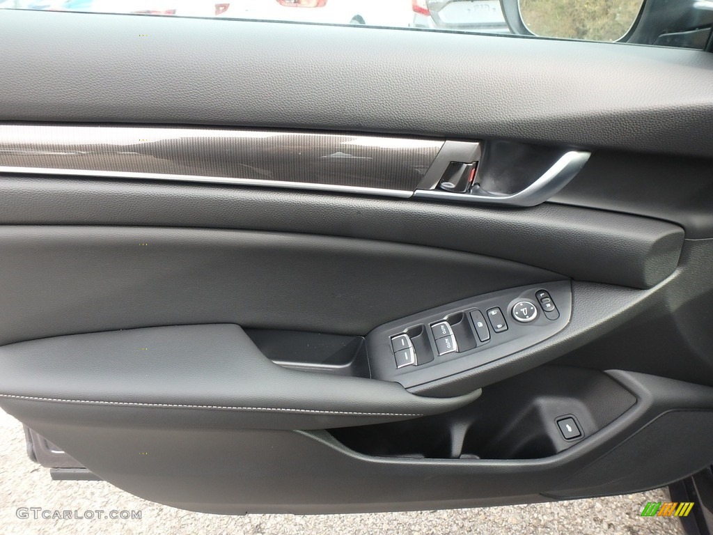 2019 Honda Accord Sport Sedan Black Door Panel Photo #130443778