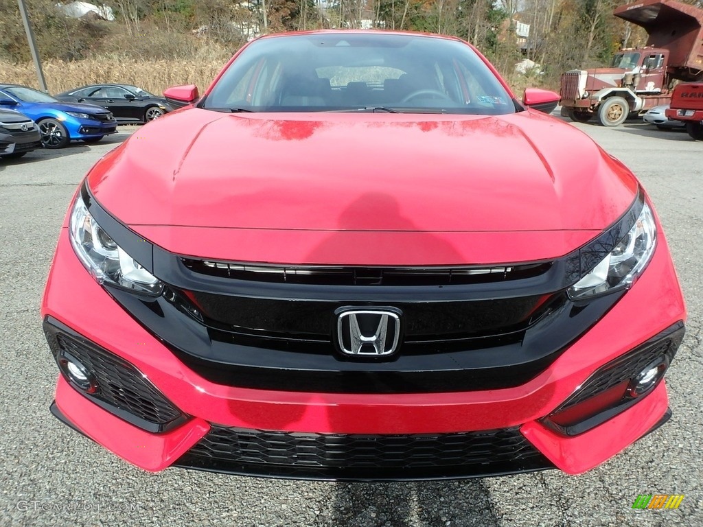 2019 Civic Sport Hatchback - Rallye Red / Black photo #2