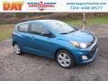 Caribbean Blue Metallic 2019 Chevrolet Spark LS