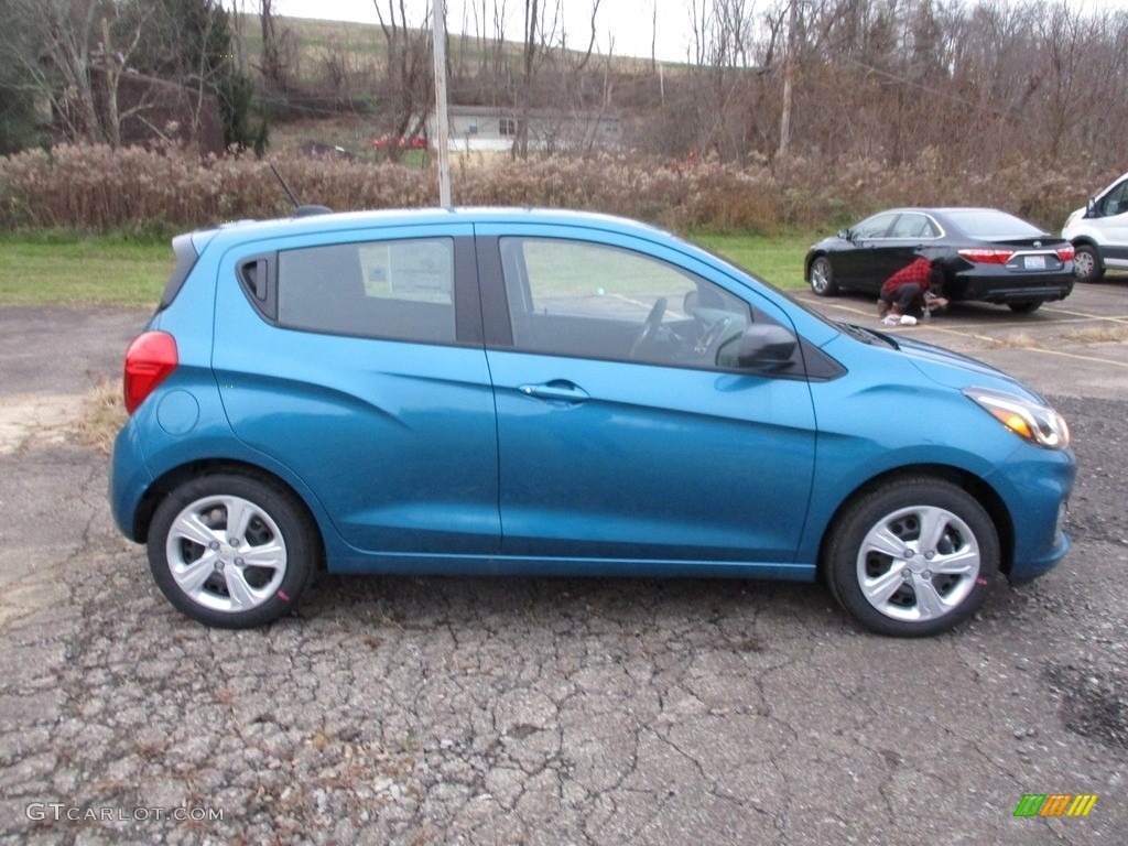Caribbean Blue Metallic 2019 Chevrolet Spark LS Exterior Photo #130447234