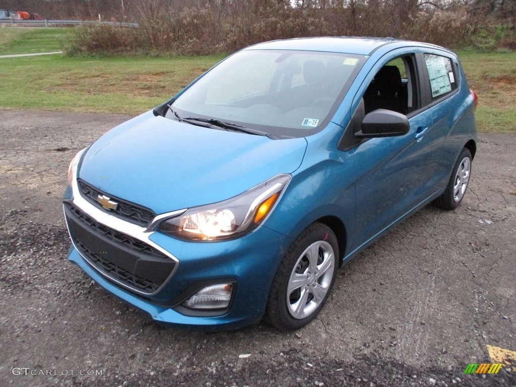 Caribbean Blue Metallic 2019 Chevrolet Spark LS Exterior Photo #130447240