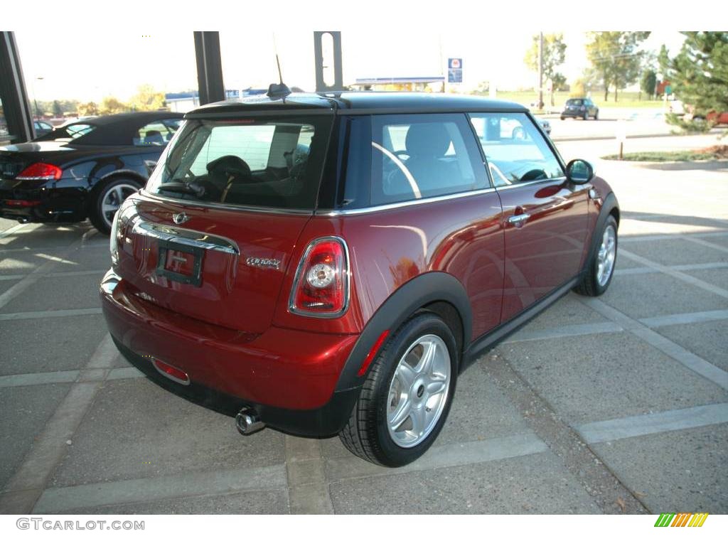 2008 Cooper Hardtop - Nightfire Red Metallic / Punch Carbon Black photo #8