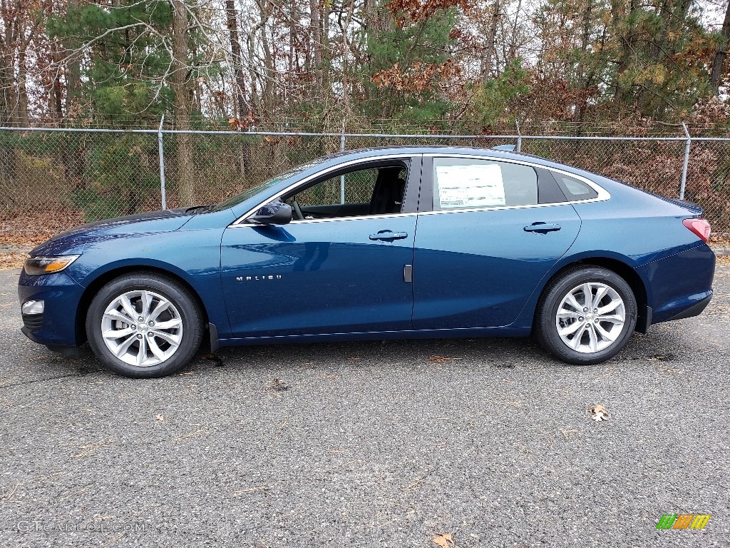 Pacific Blue Metallic 2019 Chevrolet Malibu LT Exterior Photo #130450034
