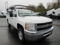 Summit White - Silverado 2500HD WT Regular Cab Photo No. 7