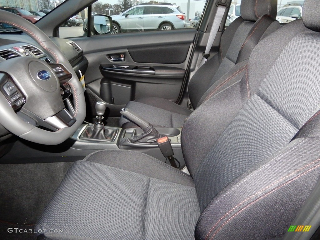Carbon Black Interior 2019 Subaru WRX Standard WRX Model Photo #130450952