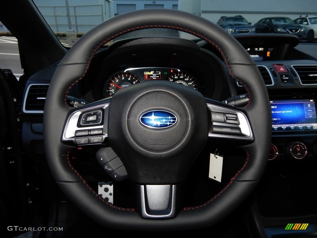 2019 Subaru WRX Standard WRX Model Carbon Black Steering Wheel Photo #130451060