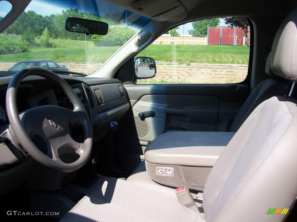 2002 Ram 1500 ST Regular Cab - Dark Garnet Red Pearlcoat / Dark Slate Gray photo #2