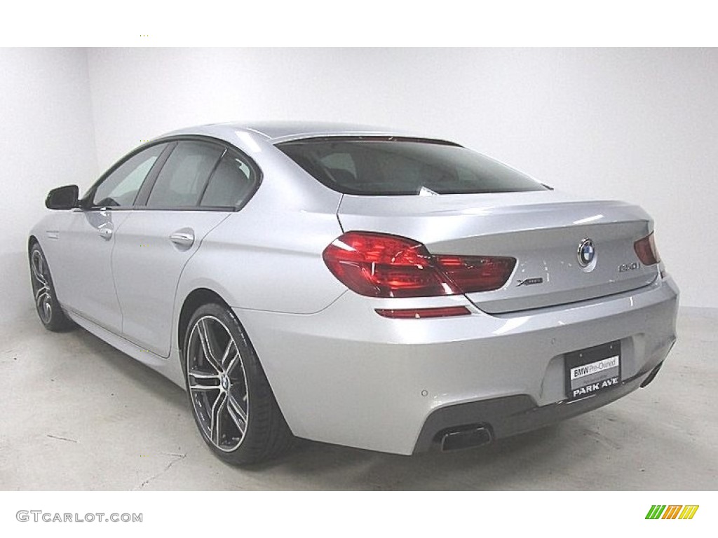 2019 6 Series 650i xDrive Gran Coupe - Glacier Silver Metallic / Vermilion Red photo #2