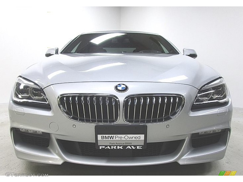 2019 6 Series 650i xDrive Gran Coupe - Glacier Silver Metallic / Vermilion Red photo #7