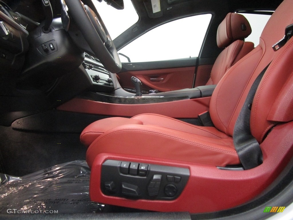 Vermilion Red Interior 2019 BMW 6 Series 650i xDrive Gran Coupe Photo #130453016