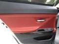 2019 BMW 6 Series Vermilion Red Interior Door Panel Photo