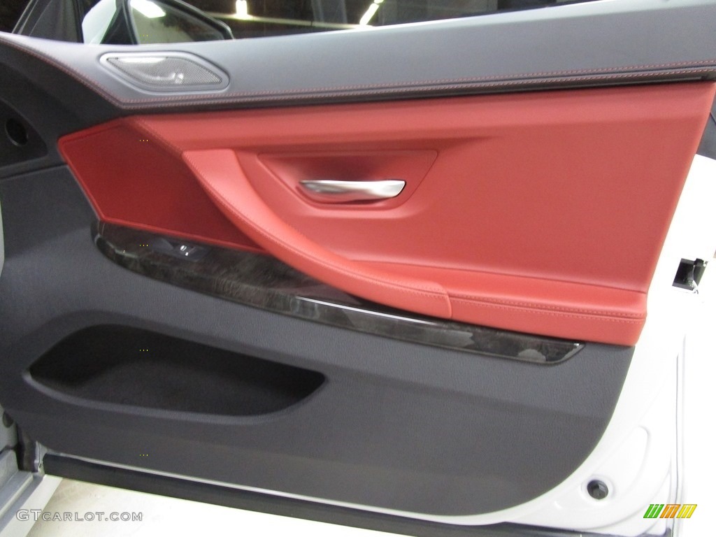 2019 6 Series 650i xDrive Gran Coupe - Glacier Silver Metallic / Vermilion Red photo #14