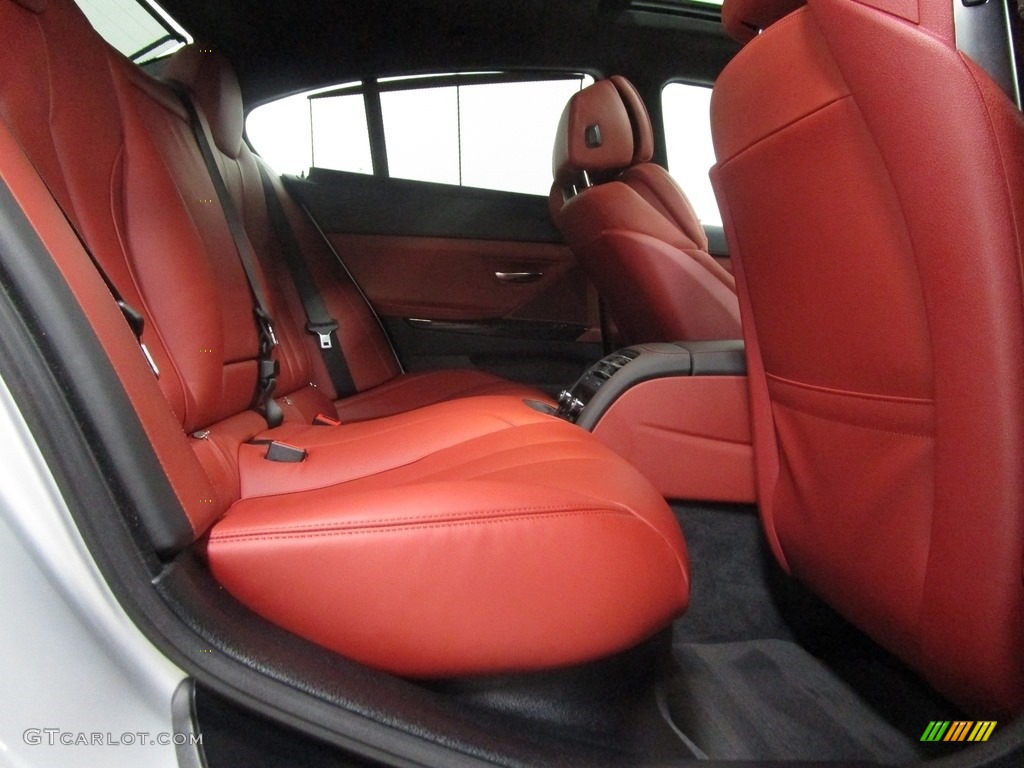2019 6 Series 650i xDrive Gran Coupe - Glacier Silver Metallic / Vermilion Red photo #19