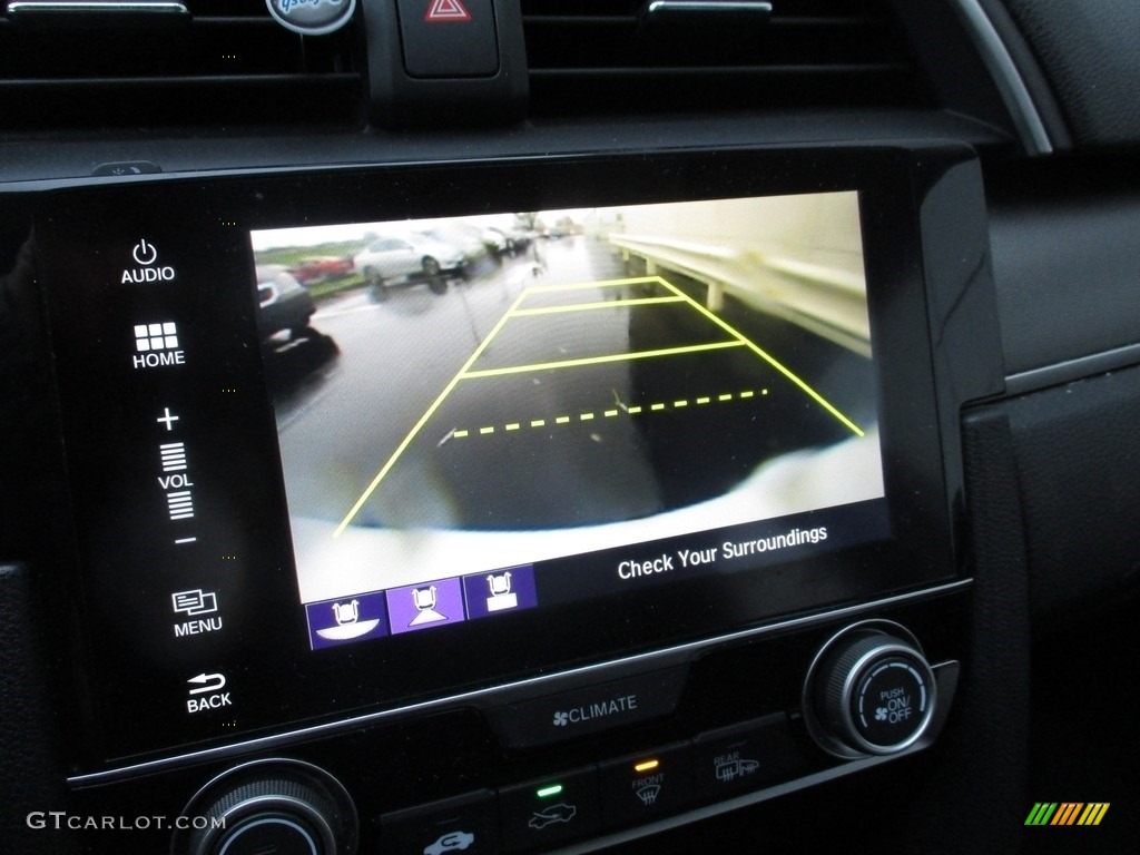 2016 Civic EX Sedan - White Orchid Pearl / Black photo #17