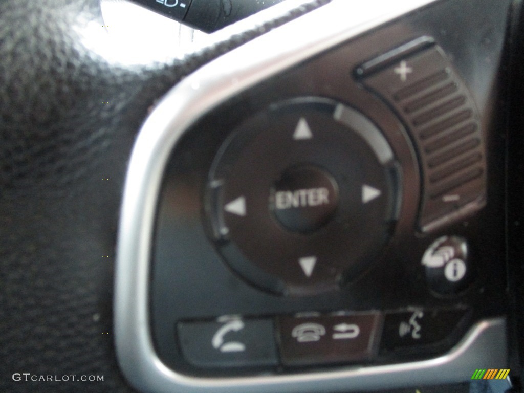 2016 Civic EX Sedan - White Orchid Pearl / Black photo #19