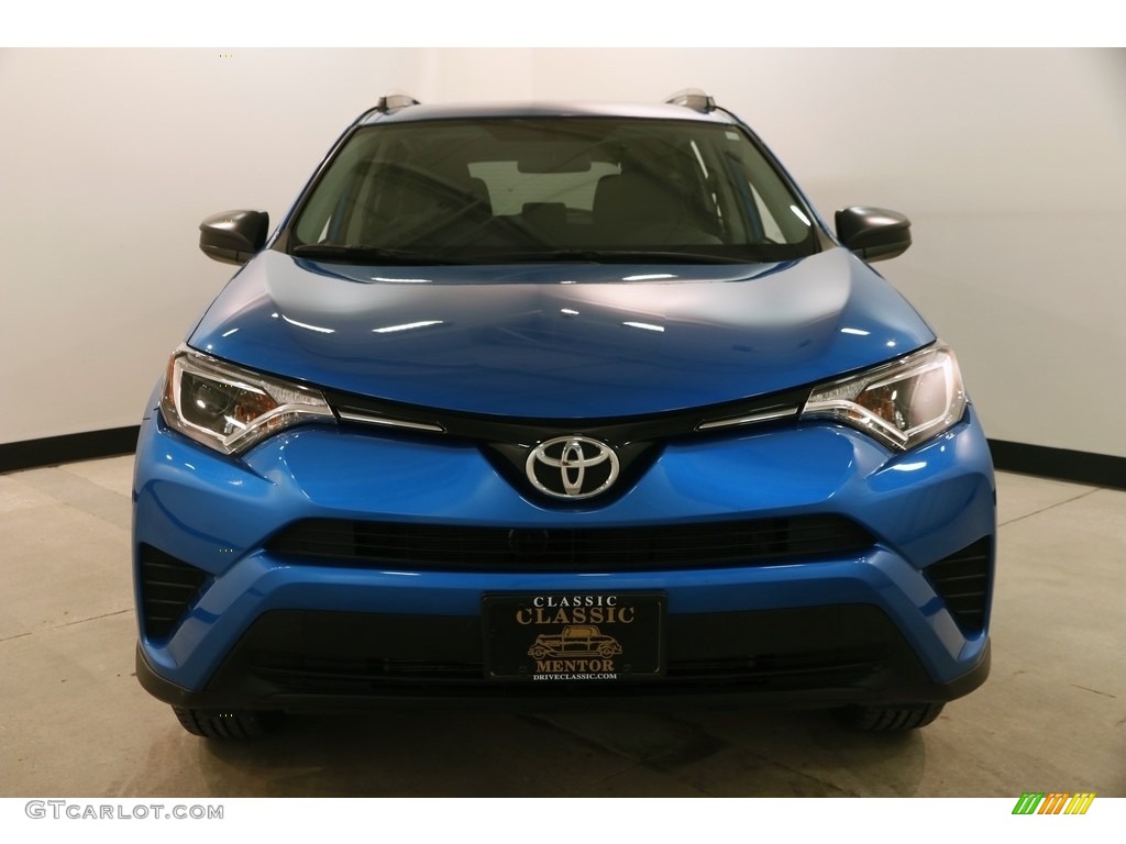 2016 RAV4 LE AWD - Electric Storm Blue / Black photo #2