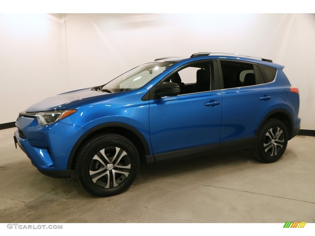 2016 RAV4 LE AWD - Electric Storm Blue / Black photo #3